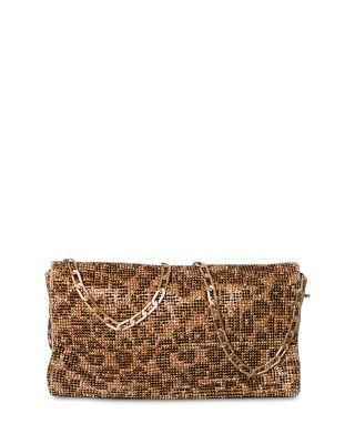 Soho Animal Print Chainmail Shoulder Bag 