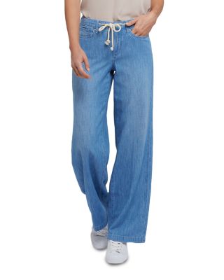 Teresa High Rise Wide Leg Jeans in Rivierasky