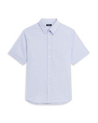 Irving Short Sleeve Mini Geo Relaxed Fit Button Down Shirt