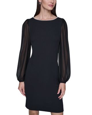 Scuba Crepe Sheath Dress