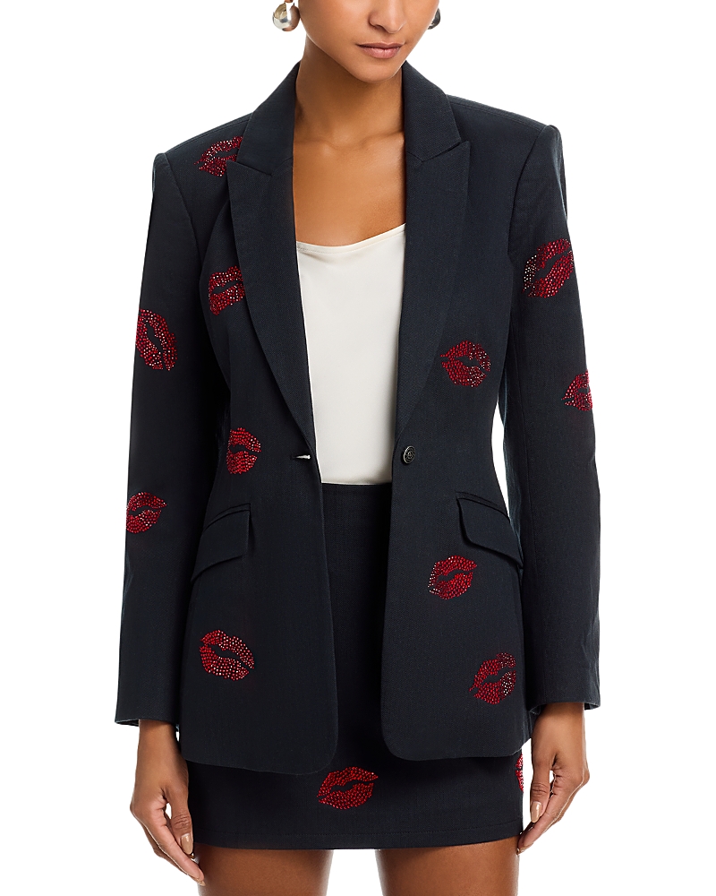 Cinq a Sept Kissing Booth Denim Blazer