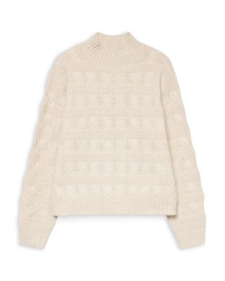 Virgo Long Sleeve High Neck Pullover Sweater