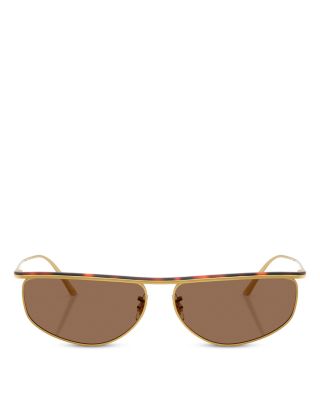Irregular Oval Sunglasses, 59mm