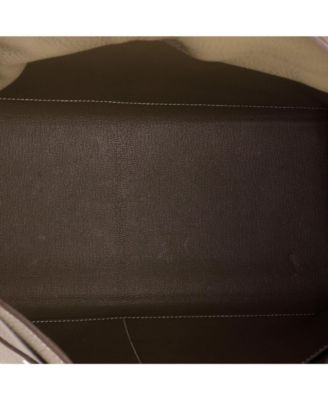 Kelly 35 Handbag Grey Togo with Palladium Hardware