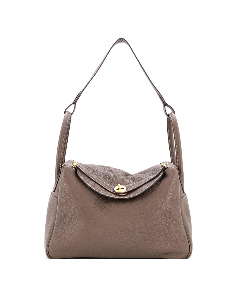 Click to view more detailed imagery on our partner's website Pre-owned Pre-owned Hermes Hermes 30 Lindy Bag Clemence In Gray