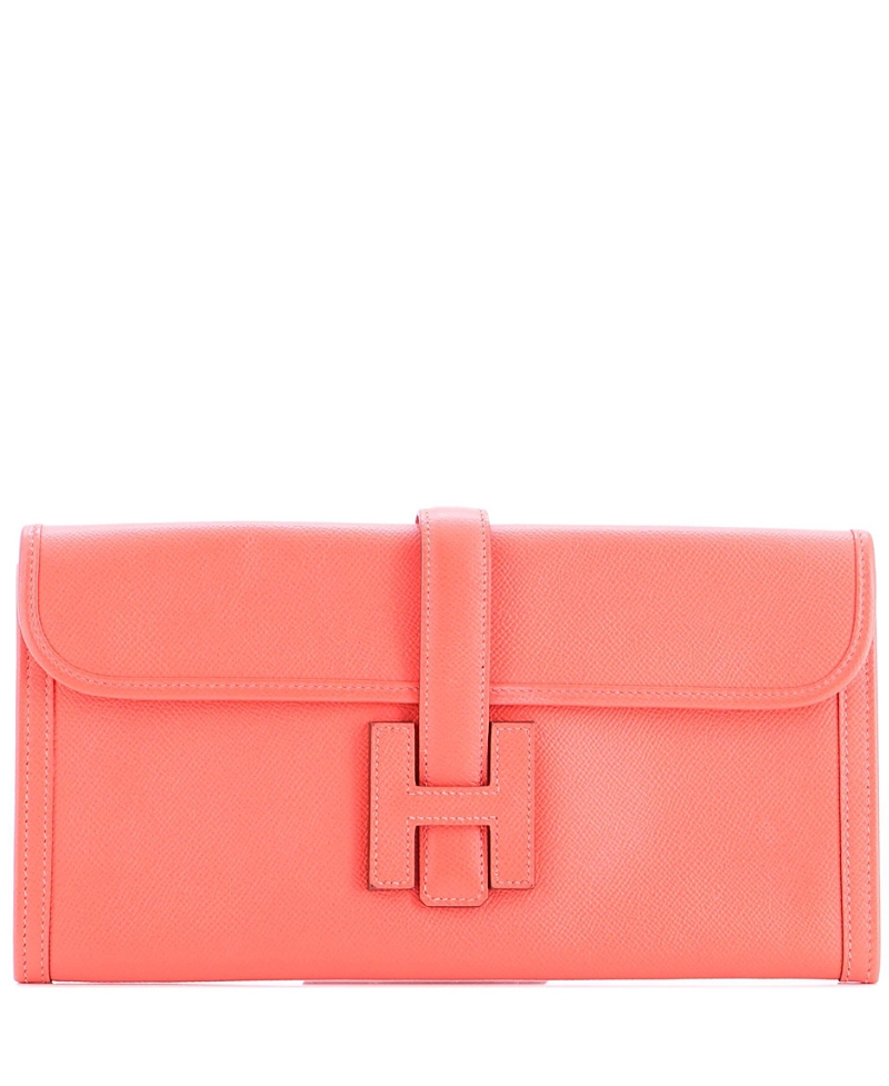 Click to view more detailed imagery on our partner's website Pre-owned Pre-owned Hermes Hermes 29 Jige Elan Clutch Epsom In Red
