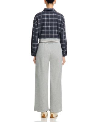 French Terry Wide Leg Pants