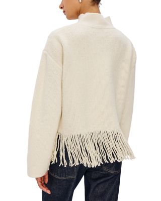 Lise Wool Blend Mock Neck Sweater