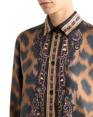 Silk Button Up Shirt