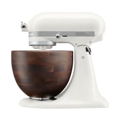 Artisan Series 5 Quart Tilt Head Stand Mixer with Walnut Wood Bowl