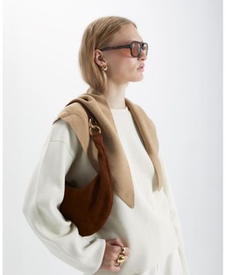 3-in-1 Small Convertible Hobo Crescent Ring Bag