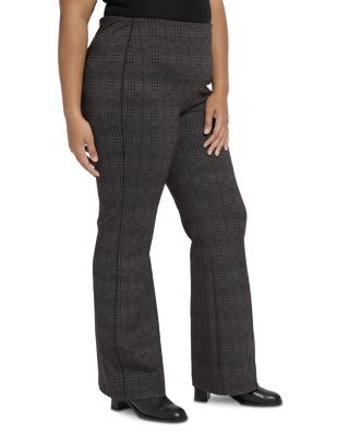 Patterned High Waist Pont&amp;eacute; Pants