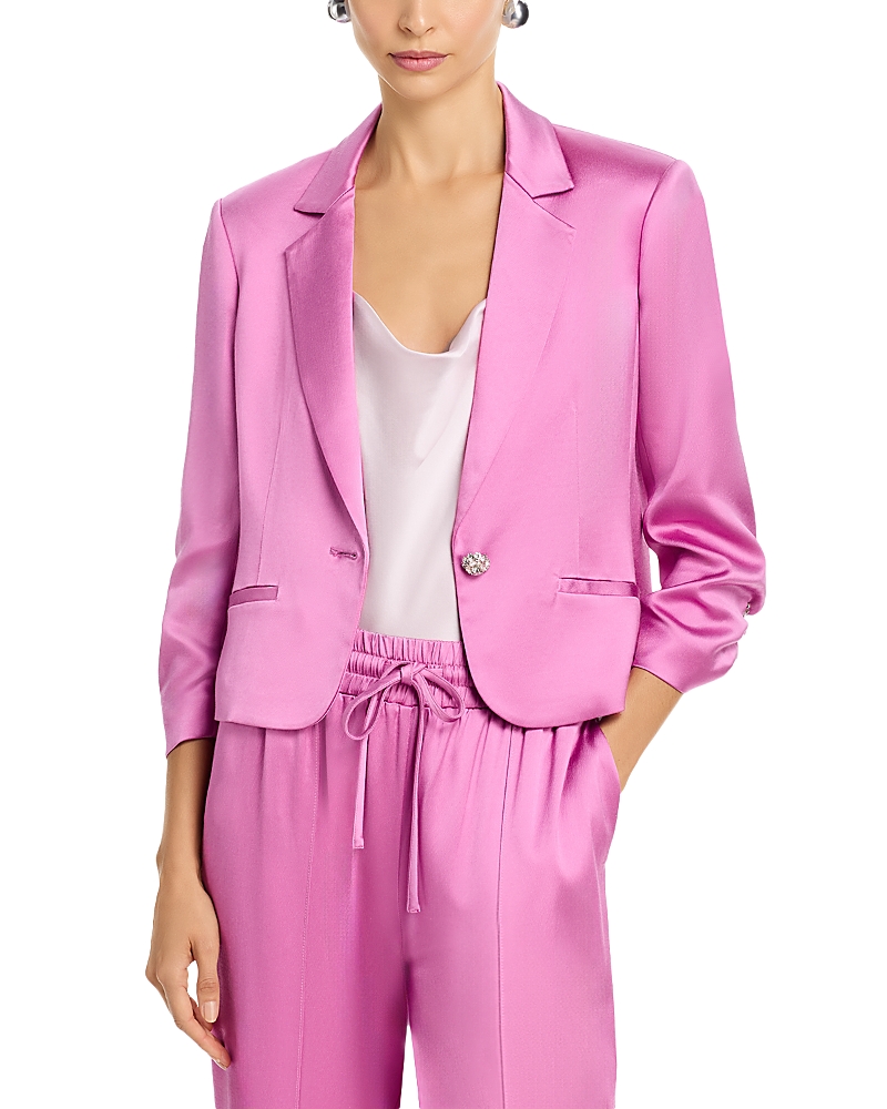 Cinq a Sept Textured Satin Jacket