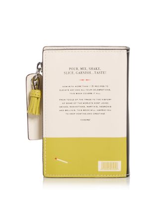 Lime Slice Page Turner Leather Zip Wallet