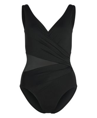 Shaping Shell Mesh Swimsuit