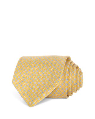 Silk Classic Gancini Floral Tie