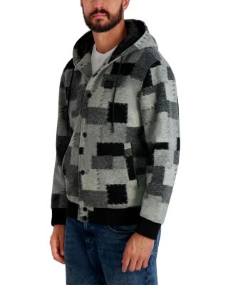 Patchwork Hooded Jacket