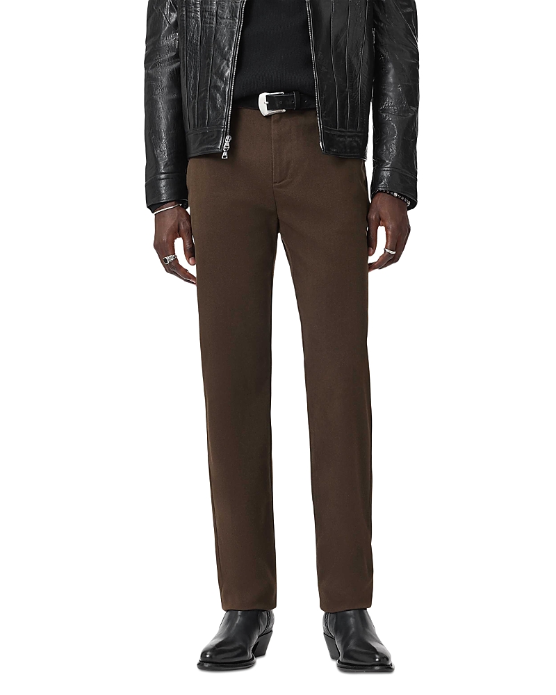 John Varvatos Flint Flare Leg Pants In Brown