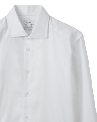 Remote Slim Fit Long Sleeve Satin Shirt