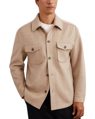 Liam Long Sleeve Button Front Overshirt