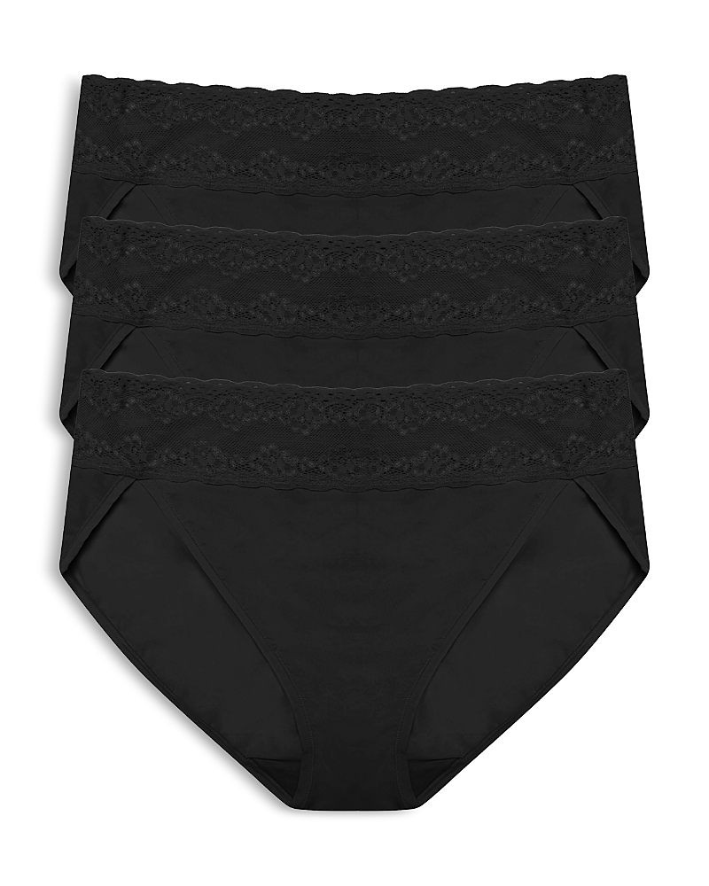 Natori Bliss Perfection One Size French Cut Briefs, Pack Of 3