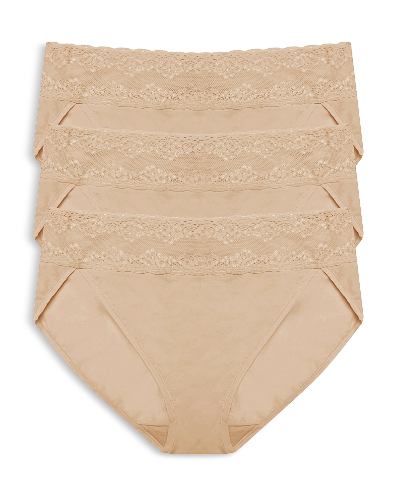 Natori Bliss Perfection One Size French Cut Briefs, Pack Of 3
