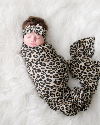 Girls' Lana Leopard Print Headwrap - Baby
