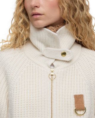 Marla Knitted Bomber Cardigan Sweater