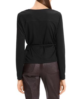 Long Sleeve Overlap Sweater