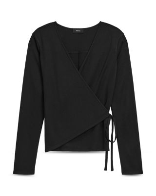 Long Sleeve Overlap Sweater