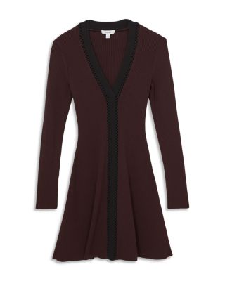 Alma Craft Detail Knit Mini Dress