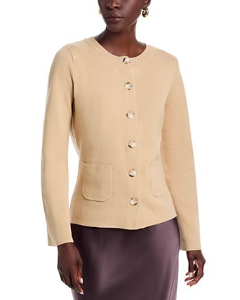 Cotton Flare Sleeve Cardigan