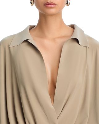 Super Oversized Boyfriend Shirt Bodysuit