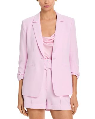 Khloe Ruched-Cuff Blazer