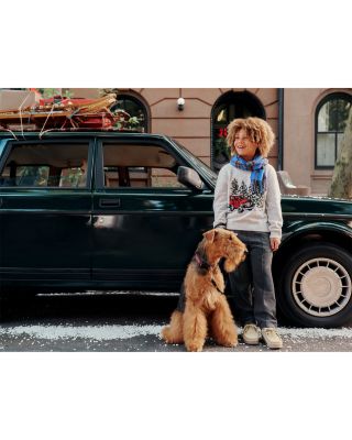 Boys' Truck Crewneck Sweater - Big Kid