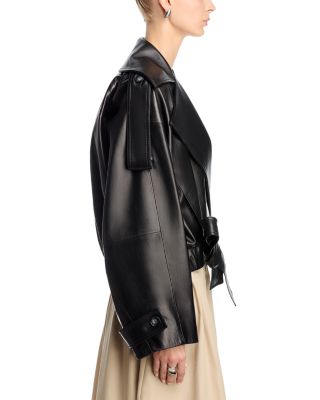 Collins Leather Coat