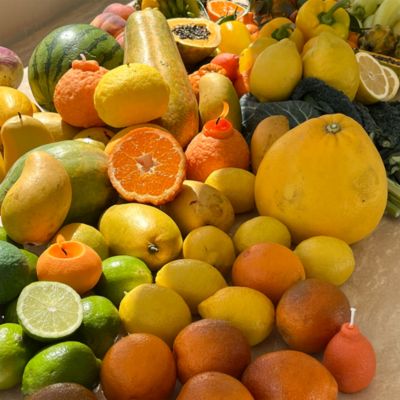 Large Dekopon Citrus Candle