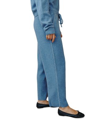 Whipstitch Straight Leg Pants