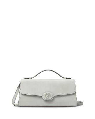 ボストンレザー ID&バッジホルダー 横型ウォレット 楕円 575-S-9006 Tory Burch Robinson Spazzolato Top Handle Chain Wallet