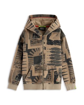 Boys' Relaxed Fit Printed Hoodie - Little Kid, Big Kid