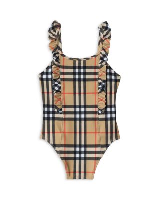 Girls' Tilly Check Swimsuit - Baby, Little Kid