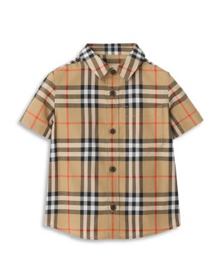 Boys' Owen Check Cotton Shirt - Little Kid