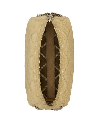 Fleming Quilted Shearling Crossbody Bag