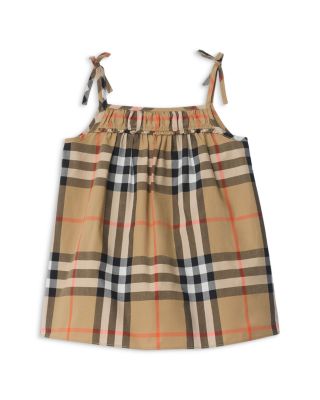 Girls' Check Cotton Dress with Bloomers - Baby