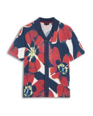 Wyric Printed Short Sleeve Button Front Shirt