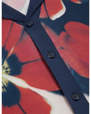 Wyric Printed Short Sleeve Button Front Shirt