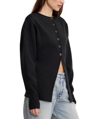 Exaggerated Sleeve Cardigan Sweater