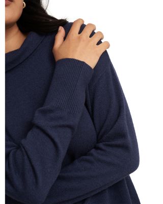 Petites Audrey Roll Neck Dress