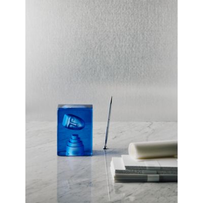 Azur Dream Blue Molded Glass D&eacute;cor