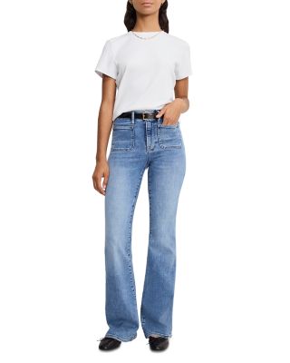 Good Legs Flare Jeans in Indigo1149